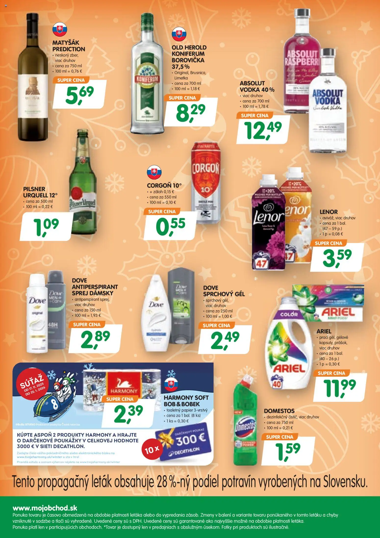 Nové Môj obchod akcie – leták je platný od 21.11.2025 | Strana: 6