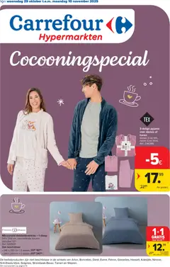 Carrefour - Hypermarkten Cocooning special - Voorbeeld van een folder van Carrefour, geldig van 29.10.2025