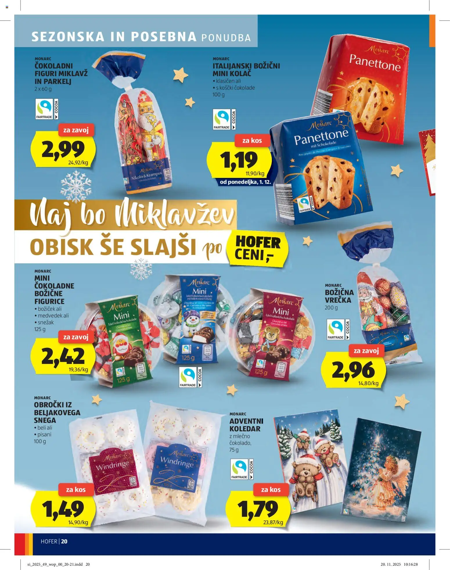 Hofer SI katalog | vrijedi od 27.11.2025 | Stranica: 20 | Proizvodi: Panettone