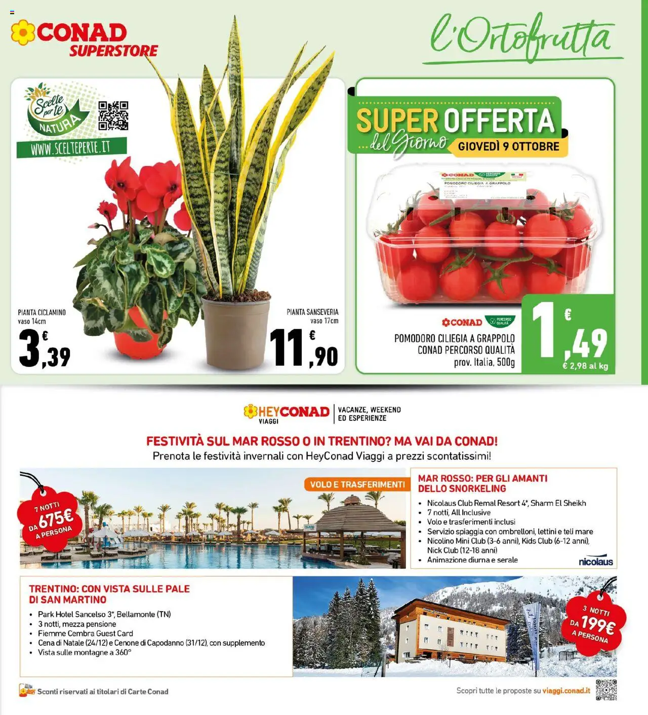 Volantino Conad del 08.10.2025 | Pagina: 11 | Prodotti: Pomodoro, Vaso