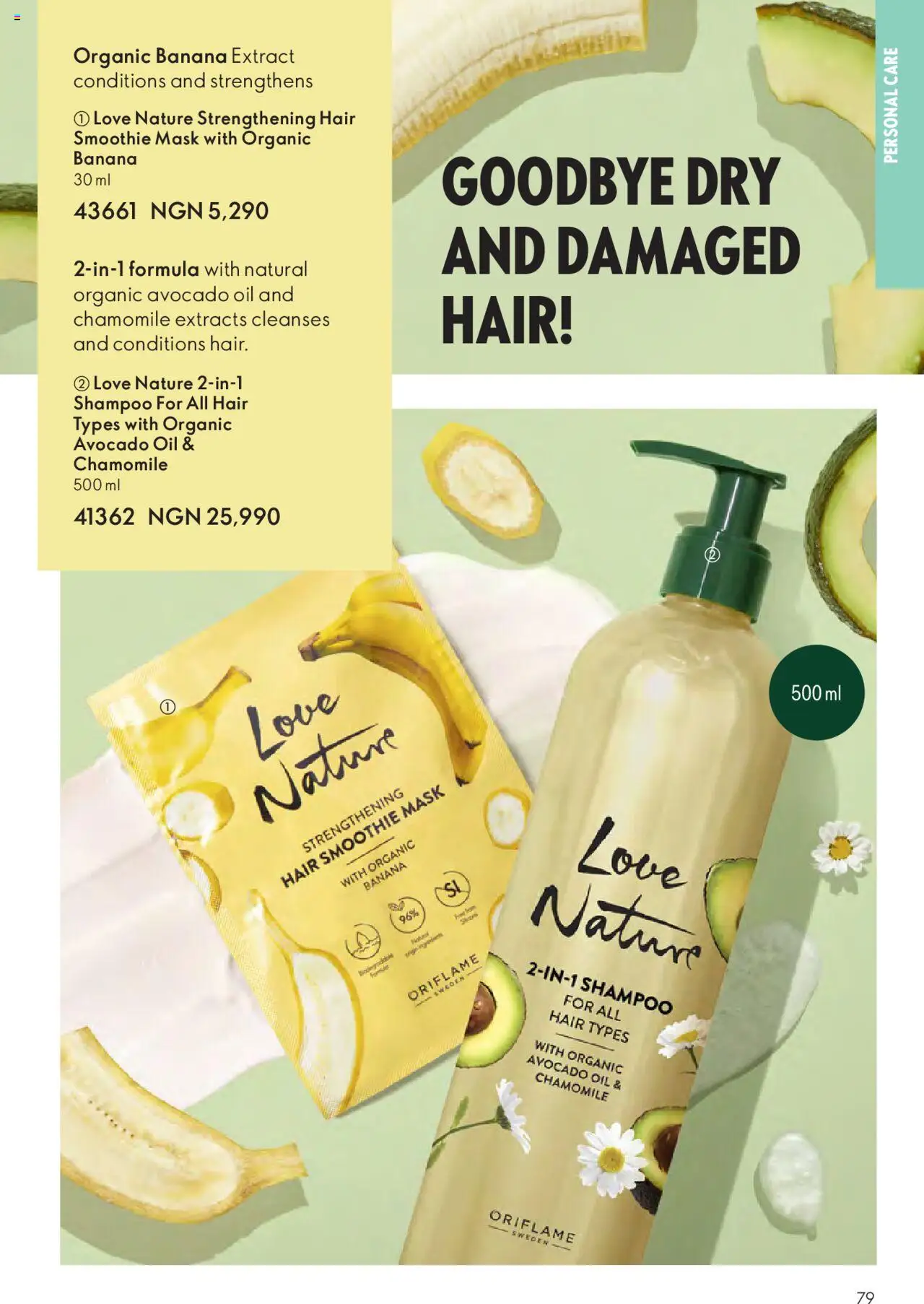 Oriflame - Catalogue  valid from 01.07.2025 | Page: 79 | Products: Mask, Oil, Avocado, Shampoo