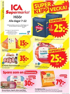 ICA Supermarket - Höör - Förhandsvisning av reklamblad från butik ICA Supermarket aktuell från 09.02.2026