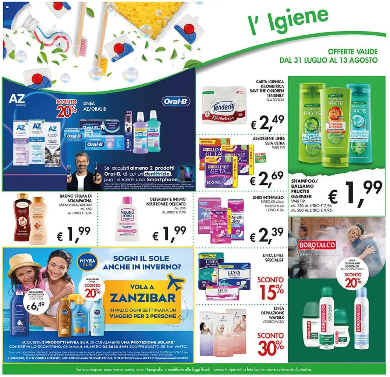 Volantino Coal del 31.07.2025 | Pagina: 26 | Prodotti: Balsamo, Detergente intimo, Intimo, The