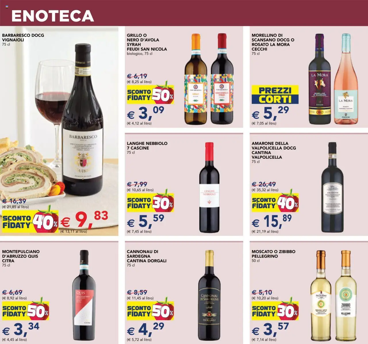 Volantino Esselunga S del 09.10.2025 | Pagina: 15 | Prodotti: Enoteca