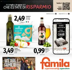 Anteprima del volantino Famila Superstore catalogo valido a partire dal 31.07.2025