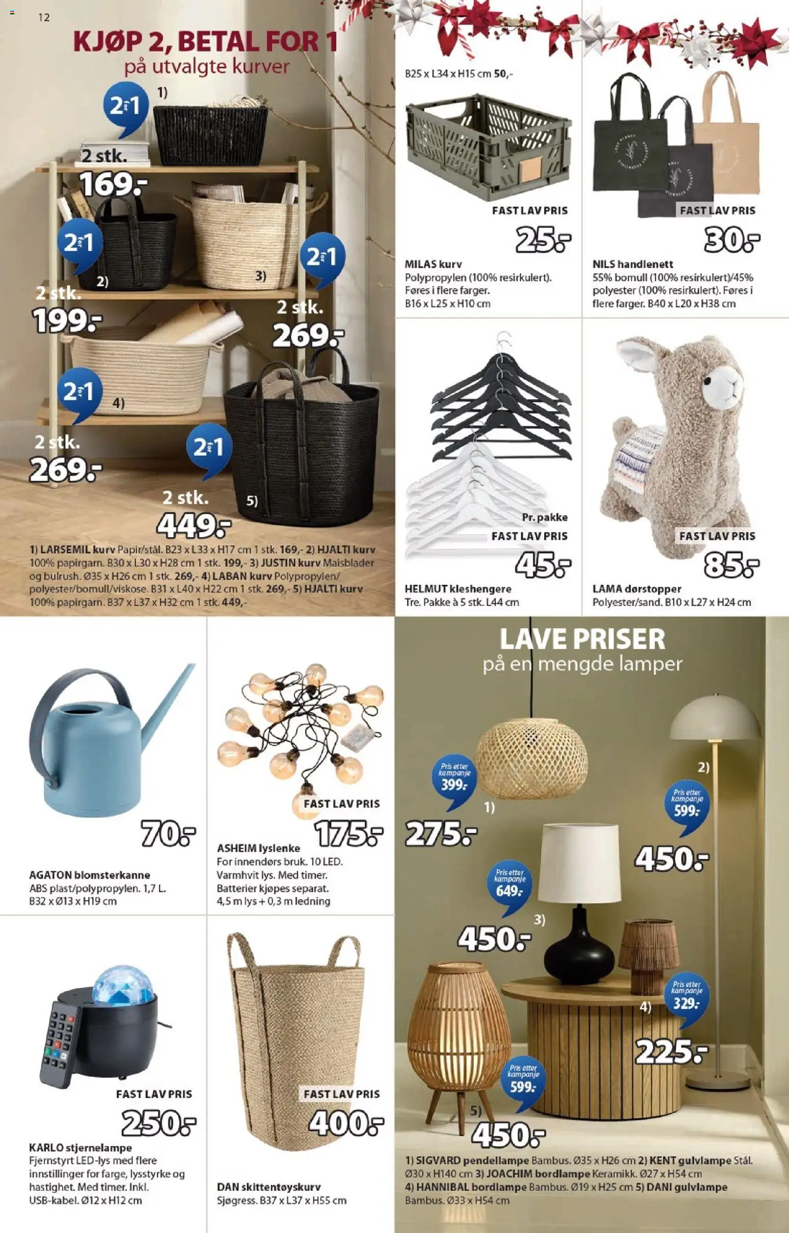 {H1} | Side: 12 | Produkter: Ledning, Суміш дитяча, Jeux, Skittentøyskurv