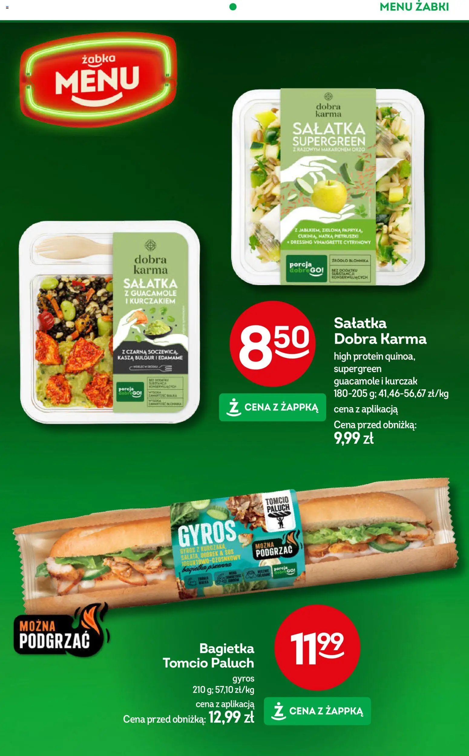 Żabka gazetka od 08.04.2026 | Strona: 54 | Produkty: Kasza, Kurczak, Sałatka, Kasza bulgur