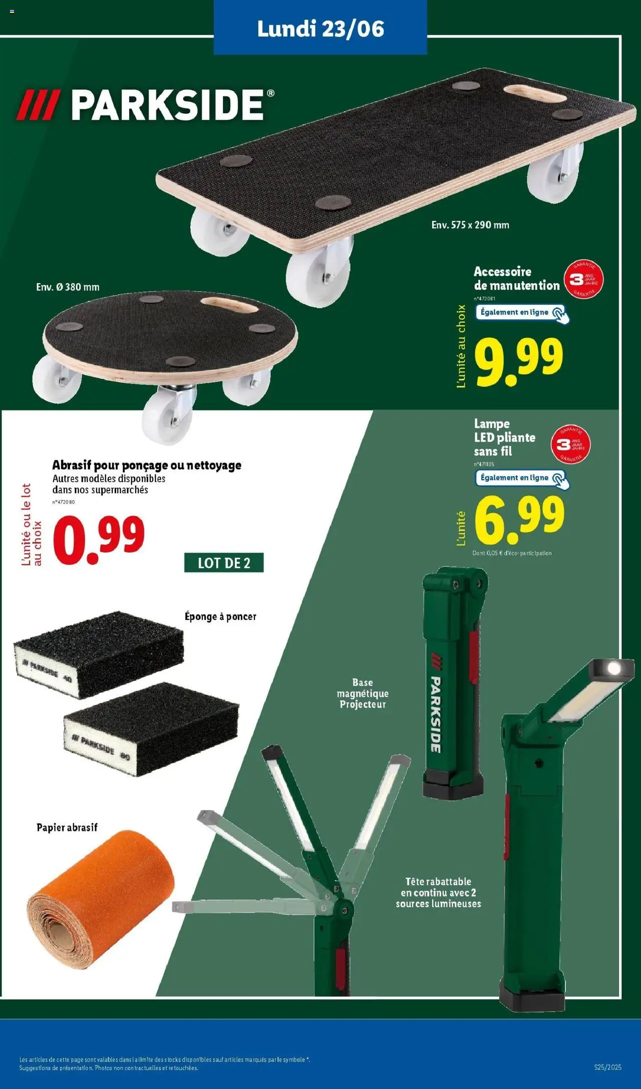  | Page: 51 | Produits: Base, lampe LED, Eponge, Projecteur