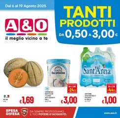 Anteprima del volantino Volantino A&O	 valido a partire dal 06.08.2025