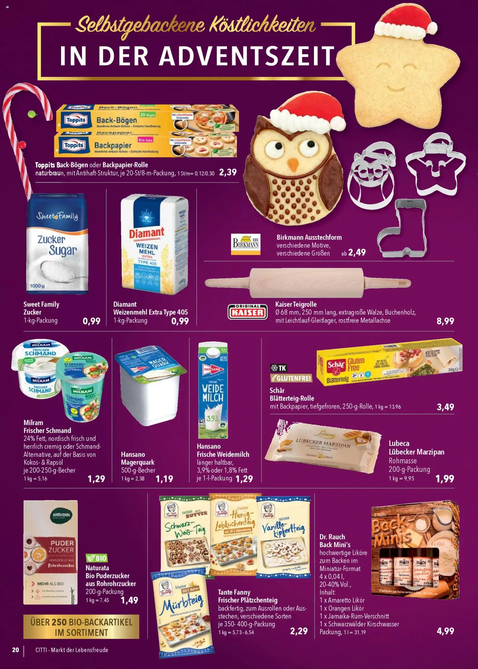 CITTI Markt - Black Friday – gültig ab 26.11.2025 | Seite: 24 | Produkte: Weizenmehl, Milram, Zucker, Magerquark
