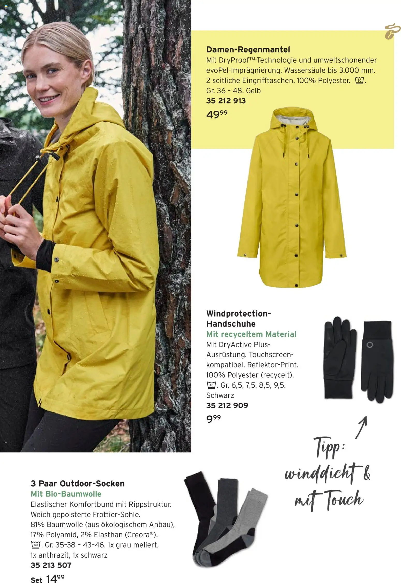 Prospekt Tchibo Freiheit beginnt draußen – gültig ab 31.12.2025 | Seite: 17 | Produkte: Handschuhe