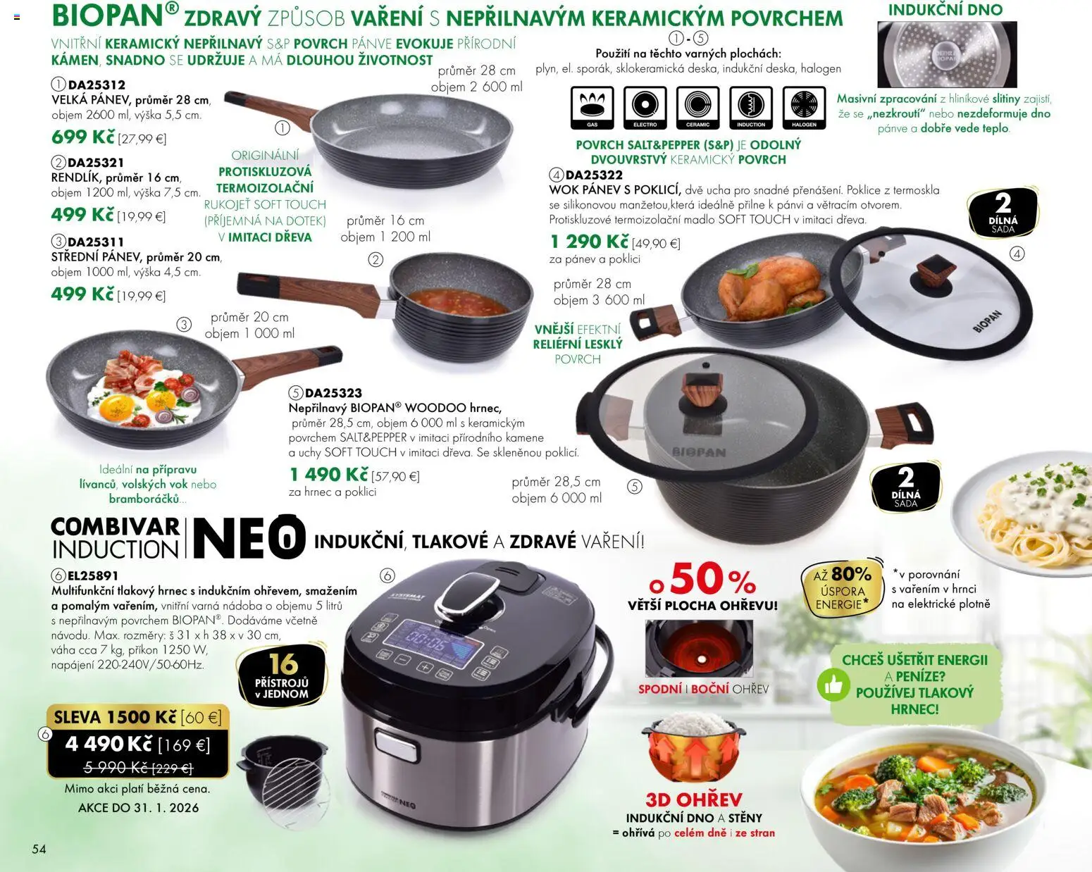 Nové Dedra akcie – leták je platný od 01.01.2026 | Strana: 54 | Produkty: Váha