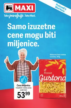 Maxi katalog Samo izuzetne cene mogu biti miljenice - pregled Maxi kataloga - važi od 23.04.2026