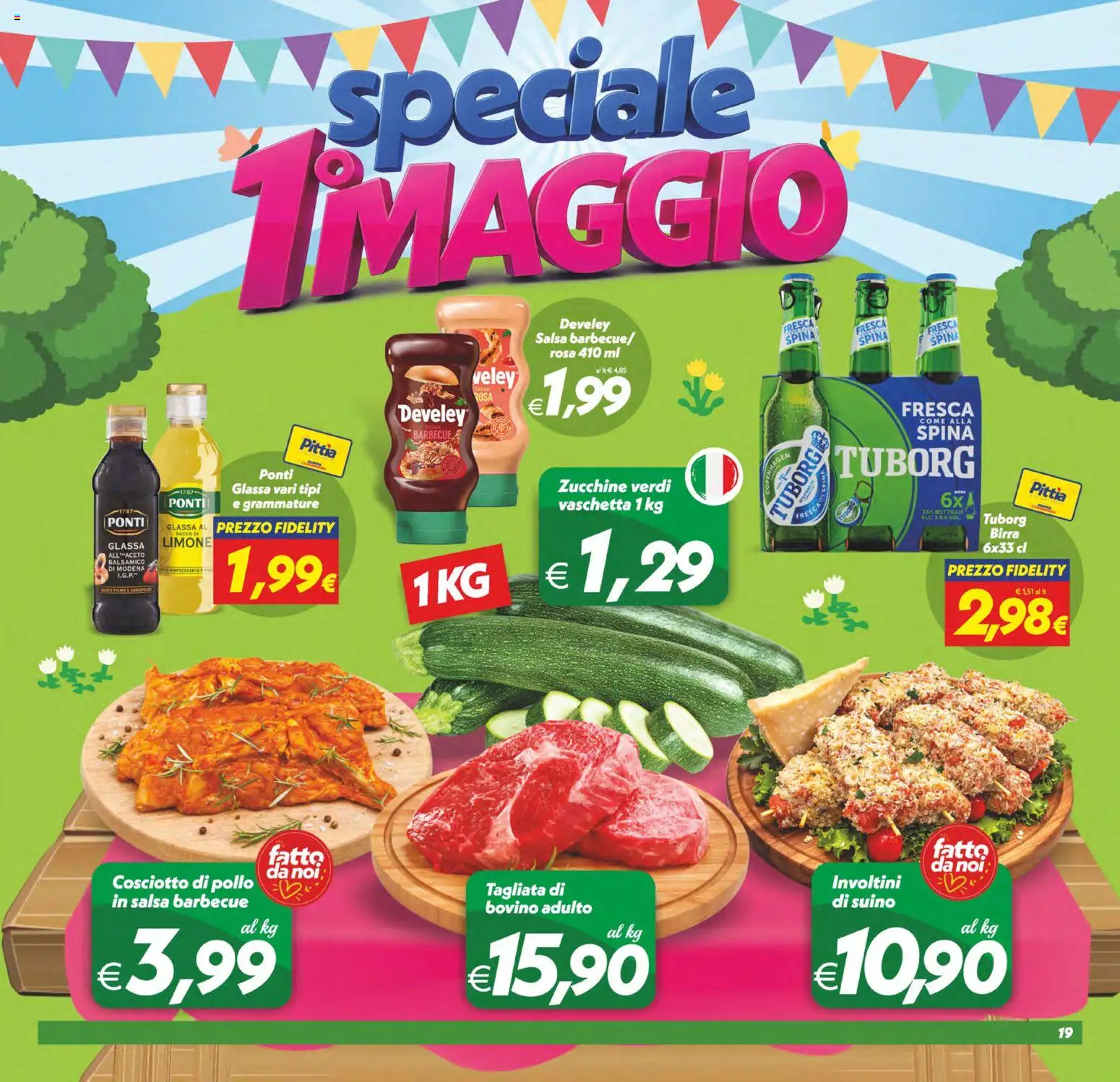 Volantino SuperConveniente del 28.04.2026 | Pagina: 19 | Prodotti: Succo, Pollo, Limone, Zucchine
