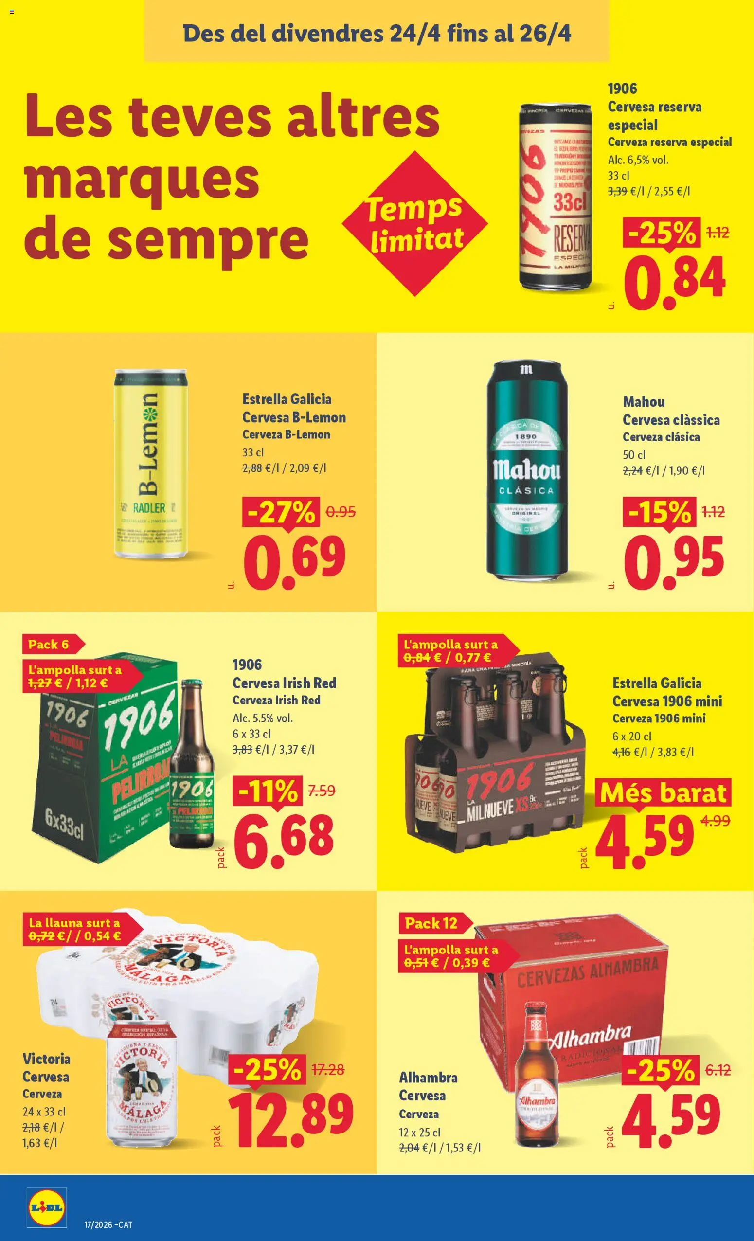 Lidl folleto │ válido desde el 20.04.2026 | Página: 42 | Productos: Cerveza
