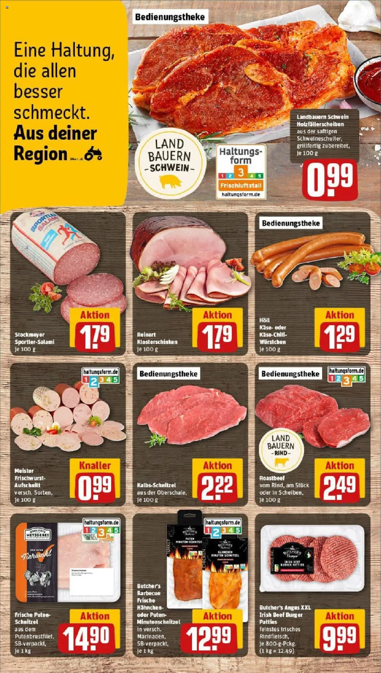 Rewe prospekt Wolfschlugen	 - gültig ab dem 11.08.2025 | Seite: 8 | Produkte: Käse, Burger, Schnitzel, Salami