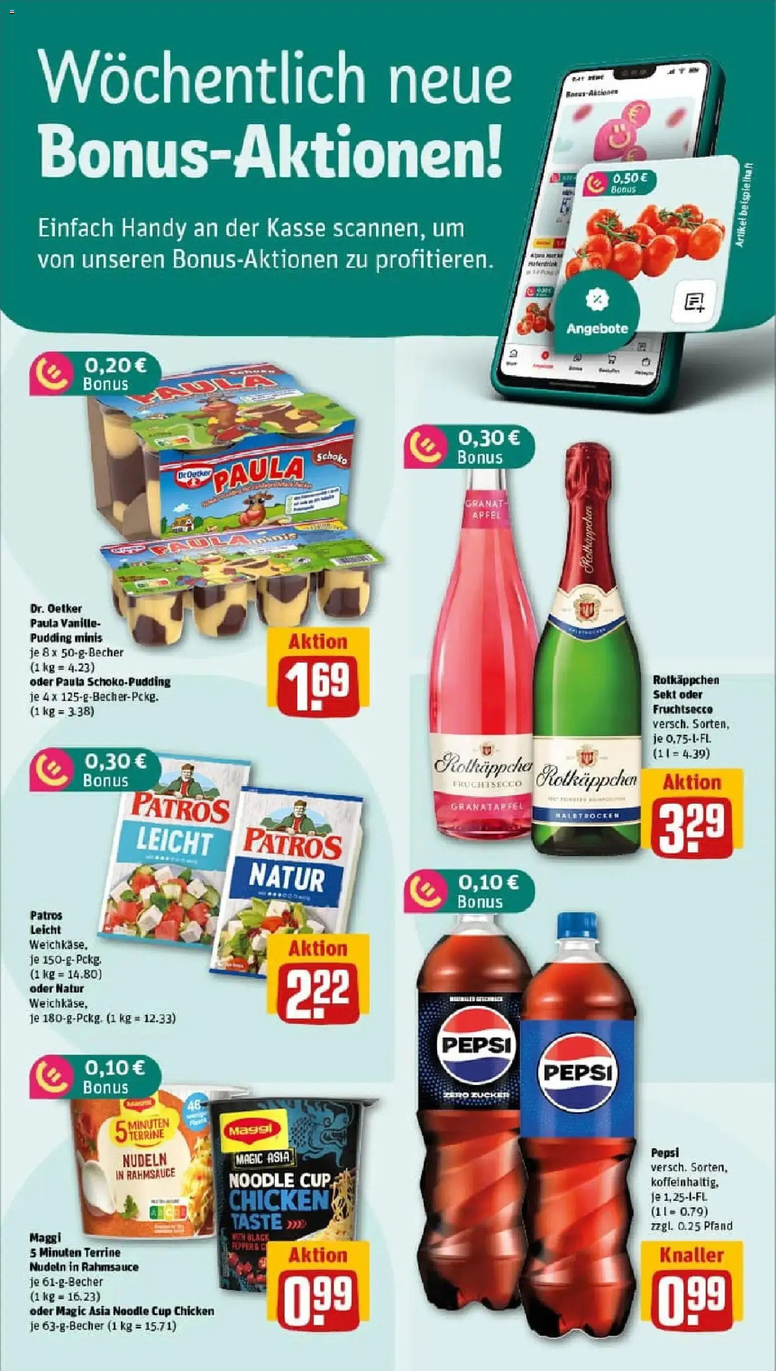 Rewe prospekt Berlin / Prenzlauer Berg	 – gültig ab 18.01.2026 | Seite: 2 | Produkte: Granatapfel, Maggi, Feta, Sekt
