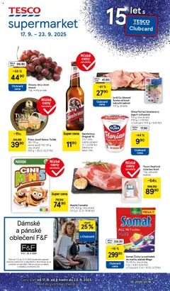 Náhled letáku Tesco leták - Supermarket od 17.09.2025