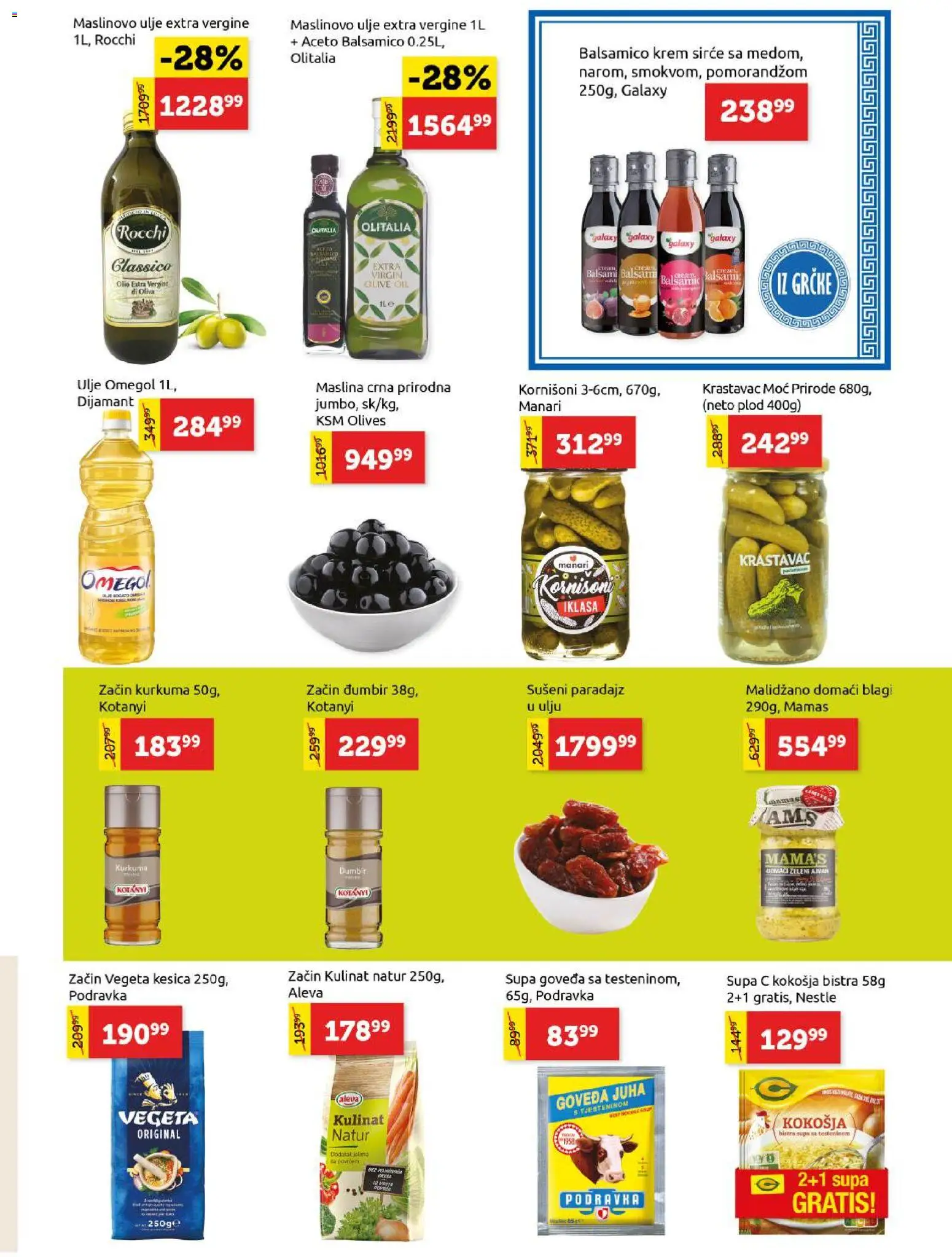 SuperVERO katalog - važi od 13.11.2025 | Strana: 9 | Proizvode: Krastavac, Sušeni paradajz, Sirće, Maslinovo ulje