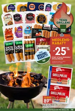 Forhåndsvisning av Coop Mega kundeavis gyldig fra 16.03.2026 | Side: 7 | Produkter: Ost, Pølser, Curry powder, Combină frigorifică