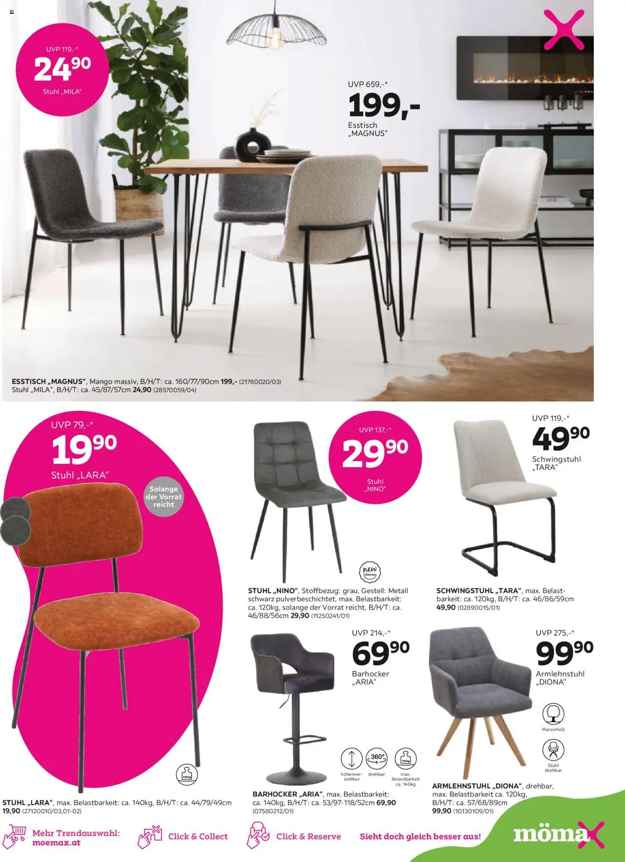 Mömax Prospekt aktuell gültig ab 12.08.2025 | Seite: 7 | Produkte: Mango, Stuhl