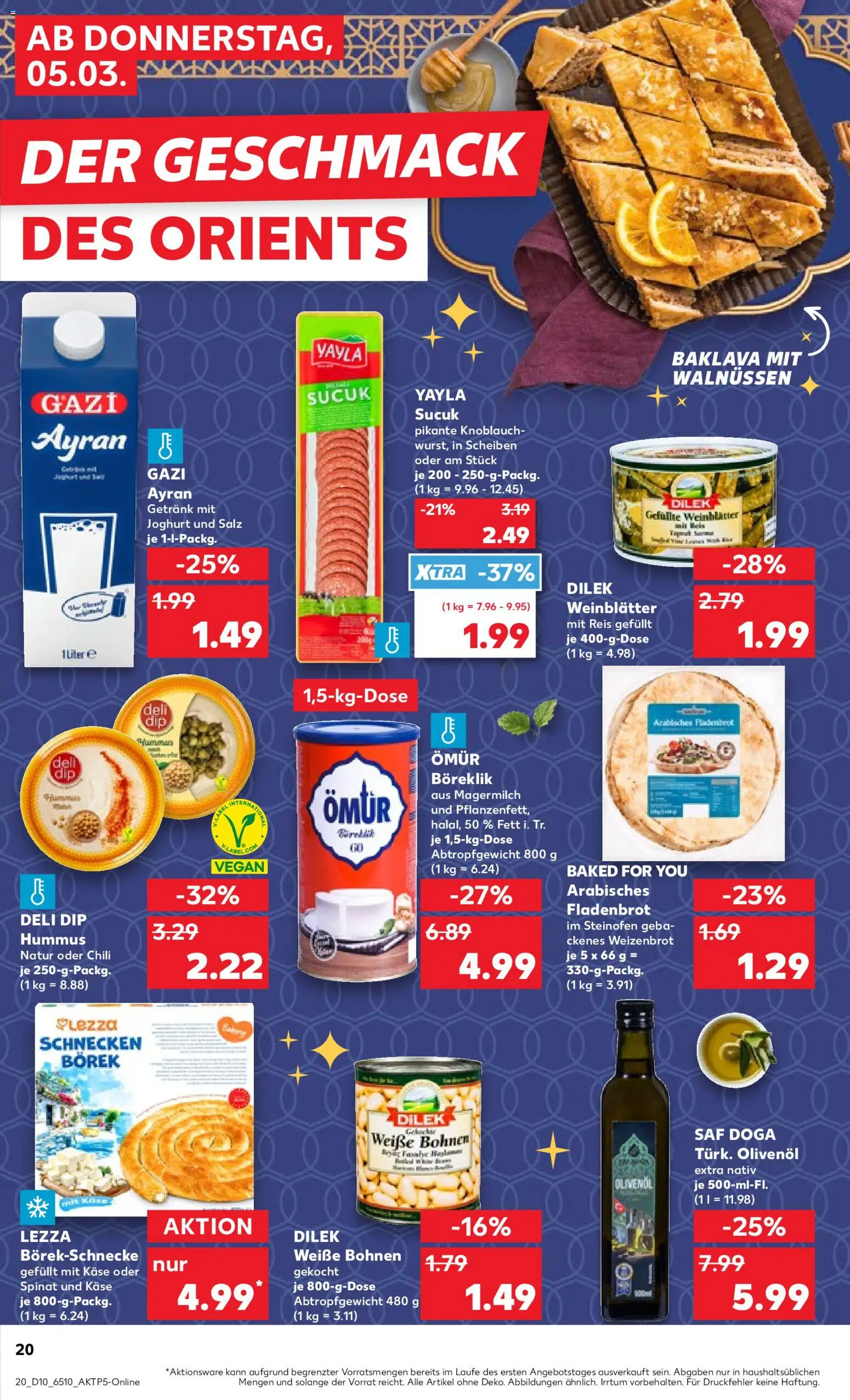 Kaufland prospekt Köln	 – gültig ab 05.03.2026 | Seite: 20 | Produkte: Joghurt, Knoblauch, Chili, Reis