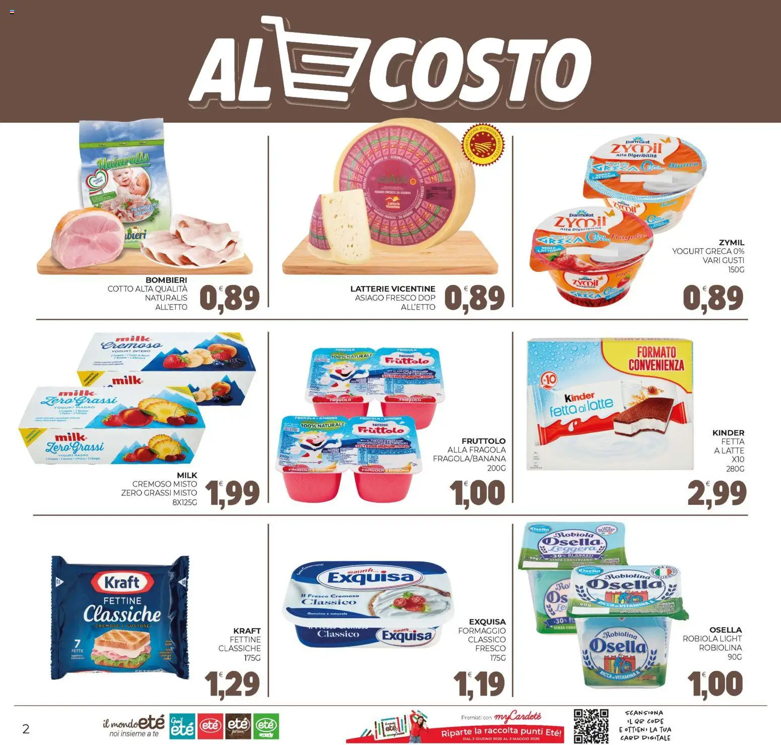 Volantino Eté del 21.11.2025 | Pagina: 2 | Prodotti: Yogurt, Tè, Formaggio, Robiola
