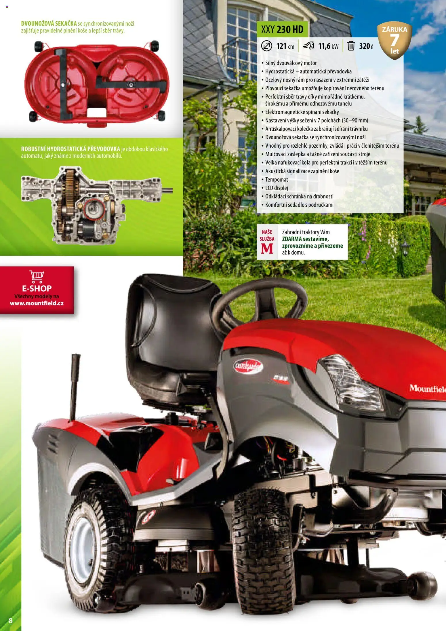 Mountfield katalog od 02.04.2026 | Strana: 8 | Produkty: Sekačka, Modely, Kola