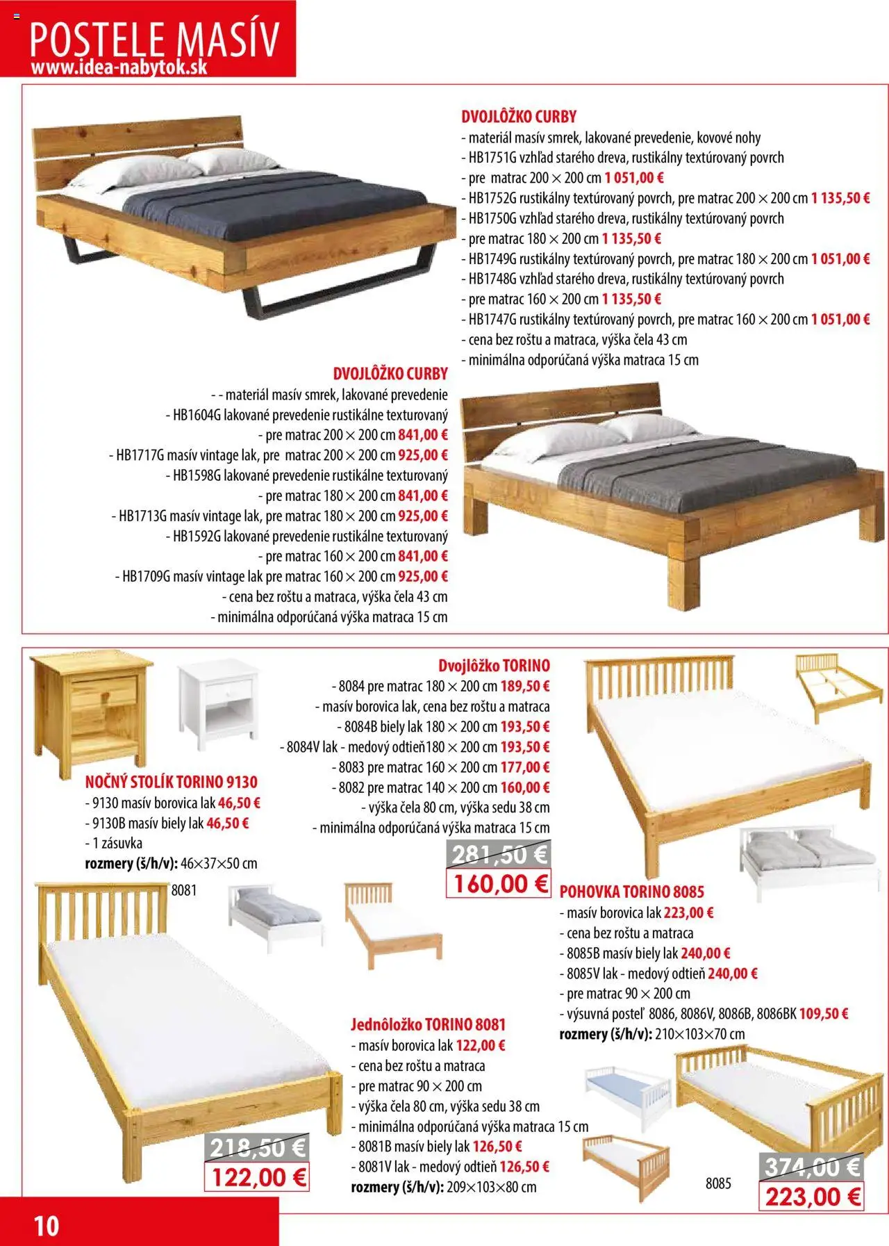 Nové IDEA nábytok akcie – leták je platný od 15.02.2025 | Strana: 10 | Produkty: Nábytok, Matrac, Posteľ, Pohovka