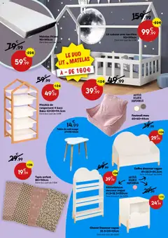 Maxi Bazar - Prévisualisation de Maxi Bazar - Catalogue mobilier Maxi Bazar valide à partir de 01.10.2025 | Page: 9 | Produits: Fauteuil, Table, Tapis, Lit cabane