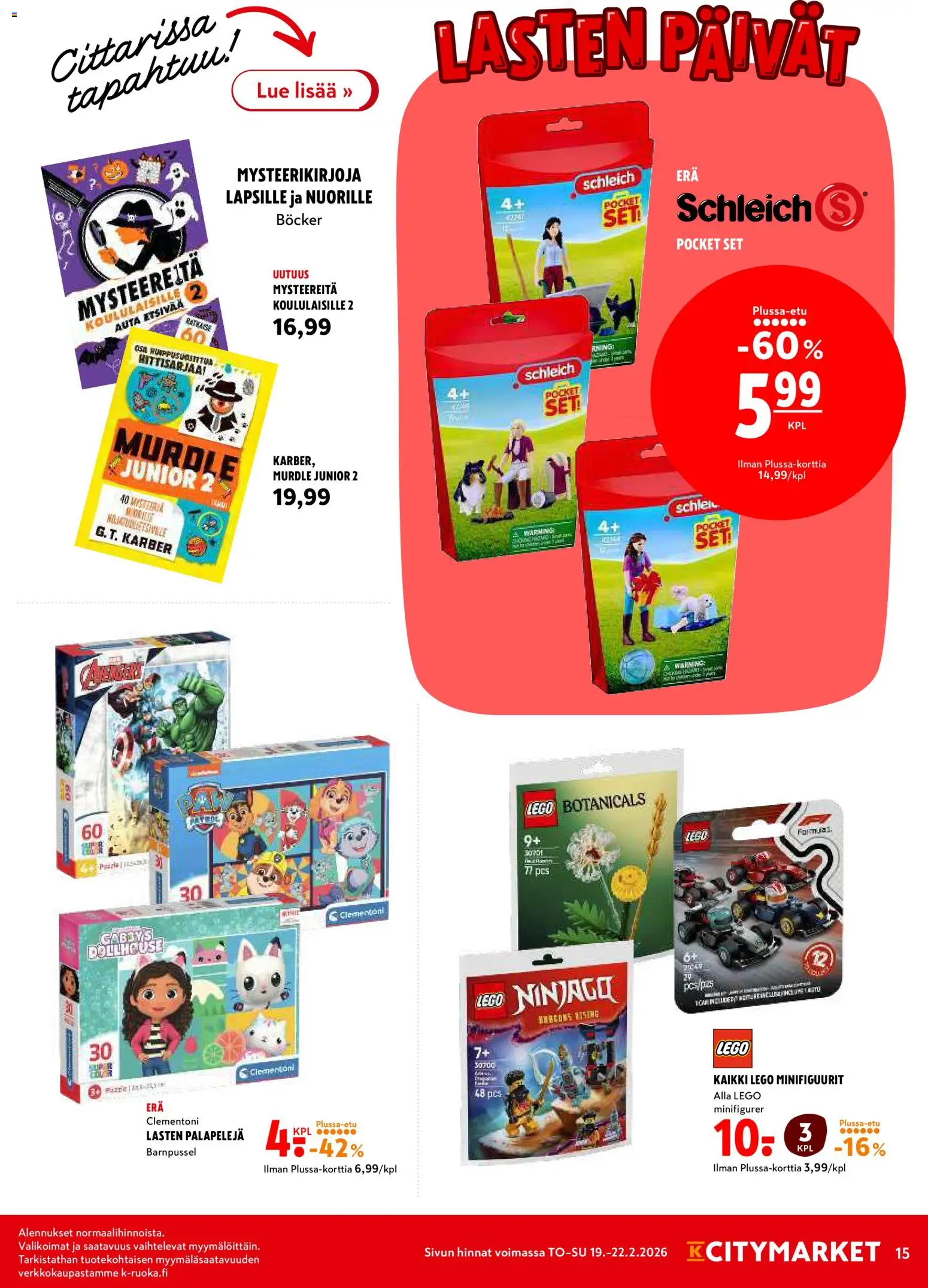 K-Citymarket tarjoukset – voimassa 19.02.2026 alkaen | Sivu: 15