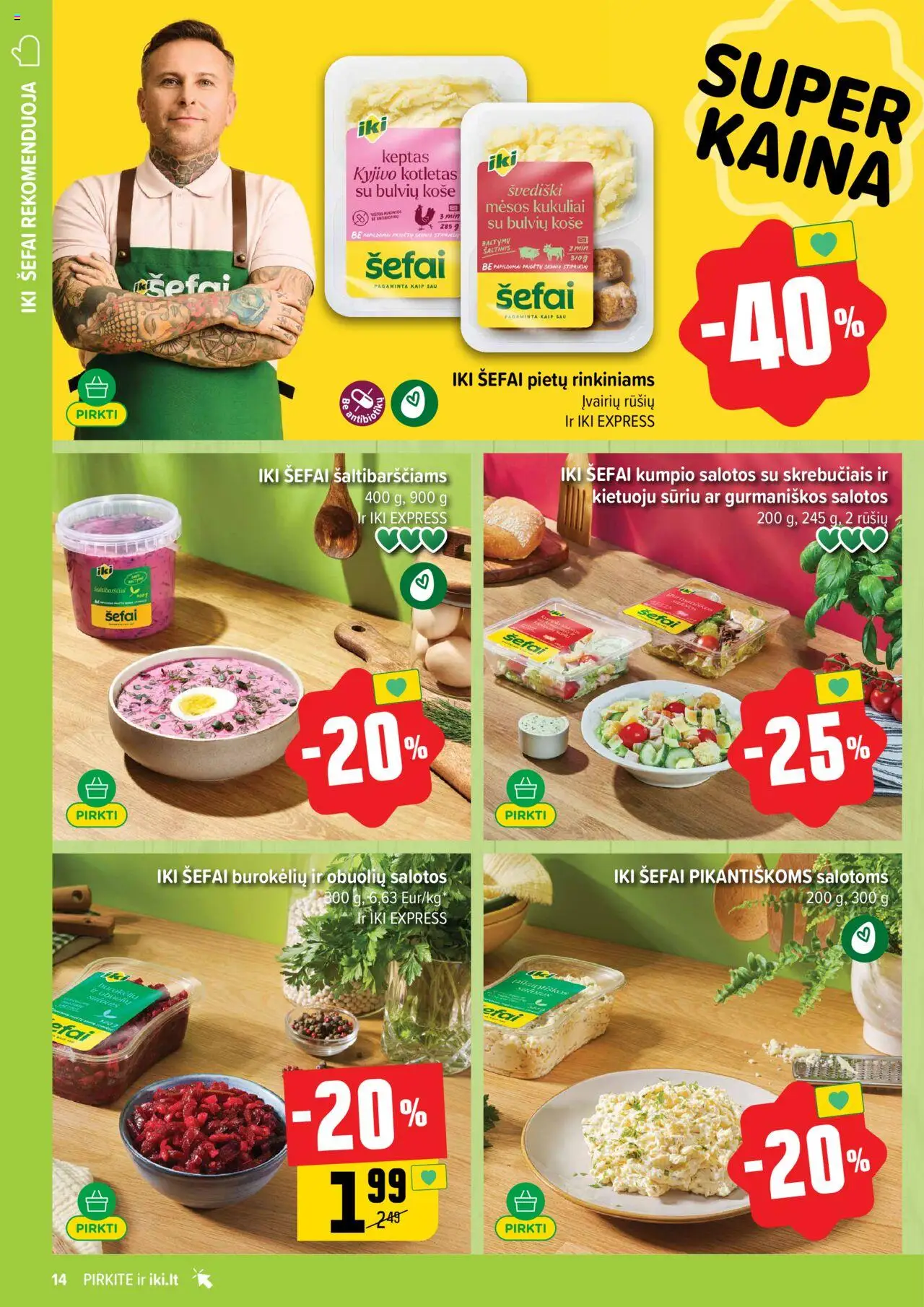 IKI - Leidinys│galioja nuo 11.08.2025 | Puslapis: 14 | Prekių: Salotos, Košė