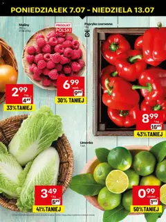 Delikatesy Centrum Gazetka - Sklepy Własne od 07.07.2025 | Strona: 13 | Produkty: Limonka, Maliny, Papryka, Papryka czerwona