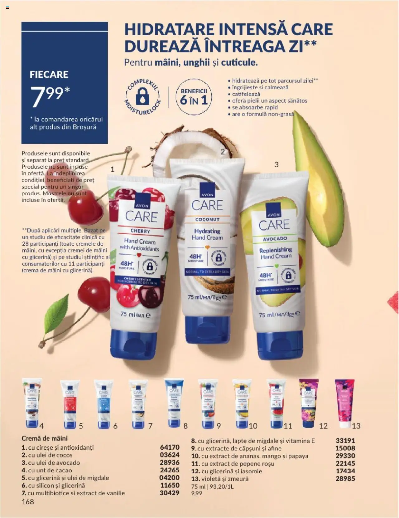 Catalog Avon - 06 2025 – valabil de la 01.06.2025 | Pagină: 168 | Produse: Unt, Ulei, Cacao, Boncuklu Oyuncakları