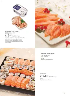 Anteprima del volantino Esselunga S Pranzo di Natale - Roma catalogo valido a partire dal 01.12.2025 | Pagina: 11 | Prodotti: Pesce, Top, Tonno, Sushi