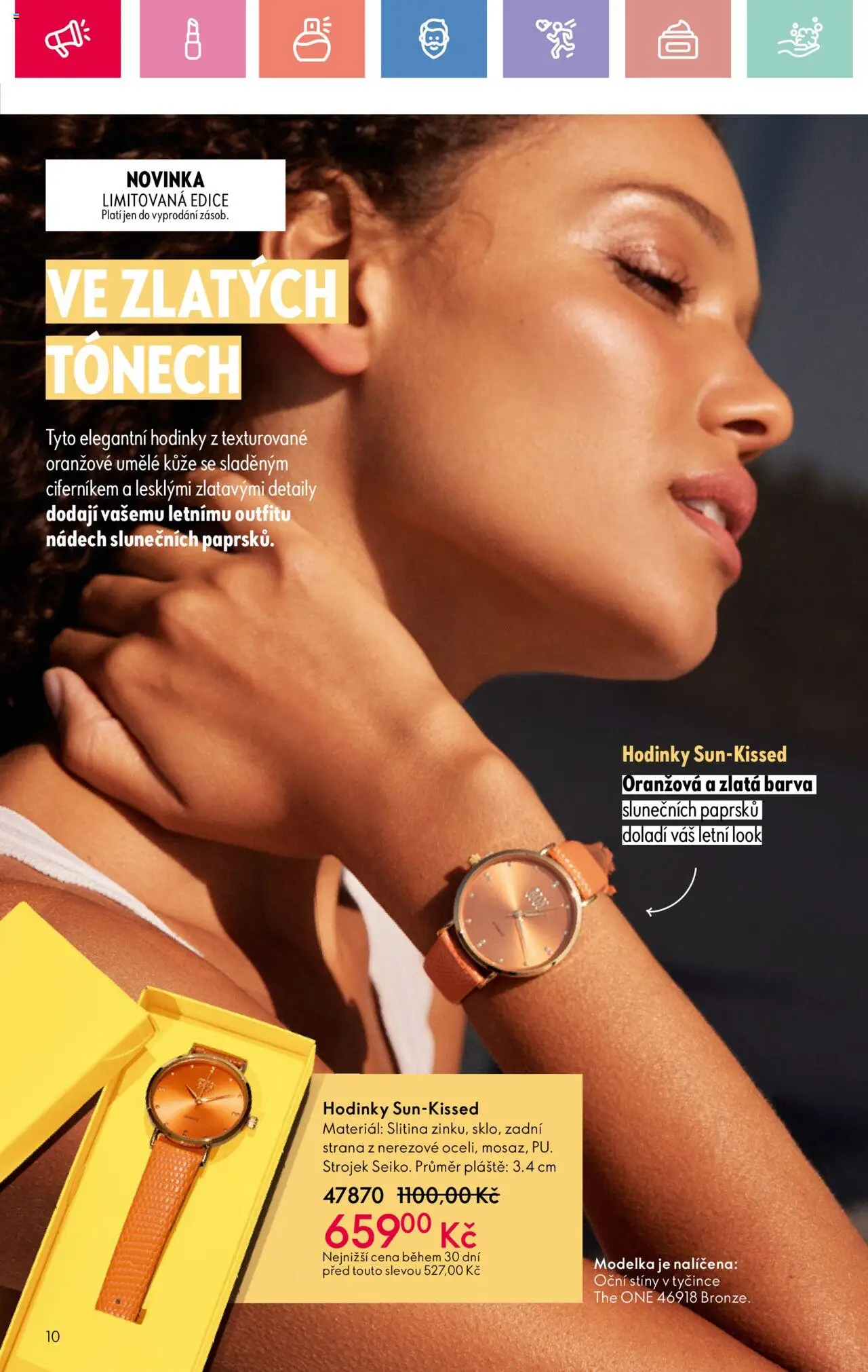 Oriflame katalog č.08/2025 od 25.05.2025 | Strana: 10 | Produkty: Hodinky, Oční stíny