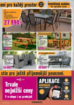 Náhled letáku HORNBACH leták - Vybavení zahrady od 15.04.2026 | Strana: 5 | Produkty: Jídelní set, Stůl, Lavice