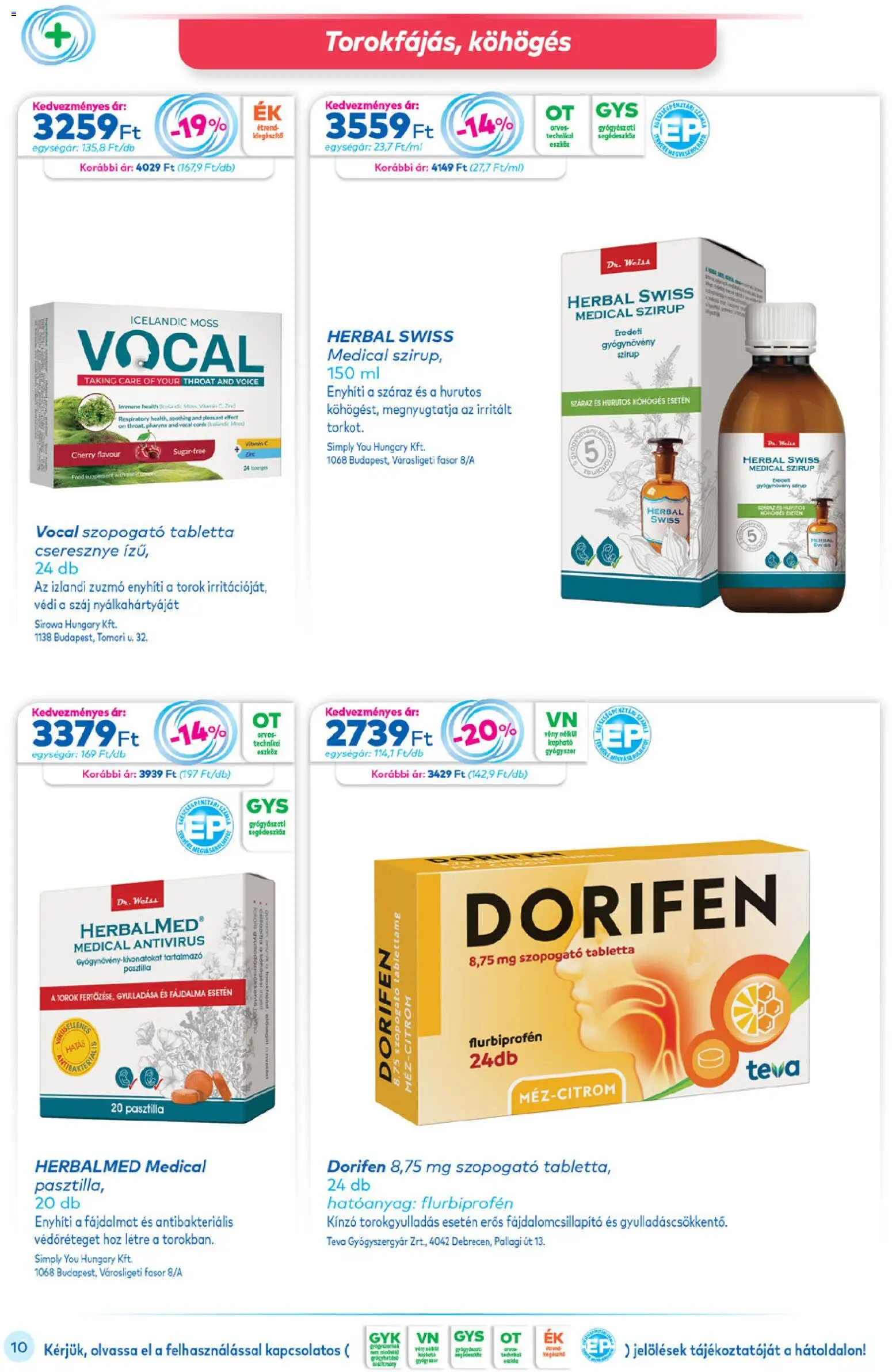 Gyöngy Patikák akciós ujság - amely érvényes a következő dátumtól: 01.12.2025 | Oldal: 10 | Termékek: Cseresznye, Vitamin c