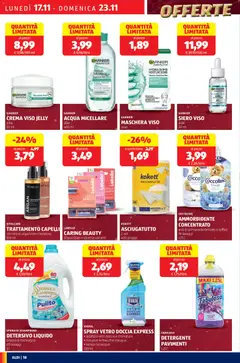 Anteprima del volantino AMMORBIDENTE CONCENTRATO, aria di primavera/delicato e soffice 76 lavaggi 1,75 l valido a partire dal 17.11.2025 | Pagina: 18