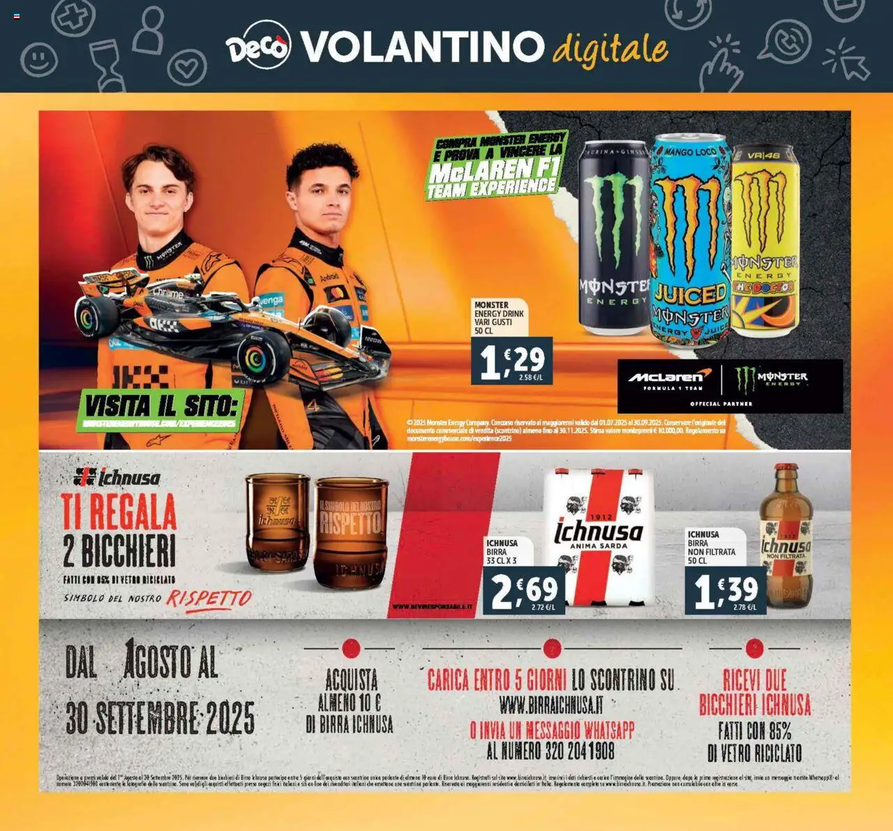 Volantino Decò del 08.08.2025 | Pagina: 27 | Prodotti: Birra, Mango, The