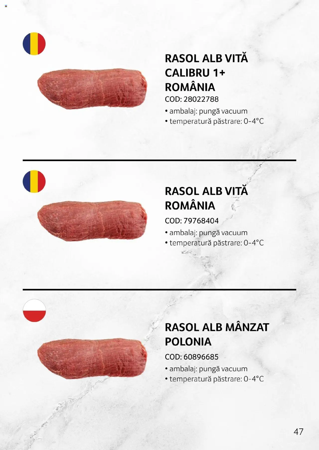 Catalog Selgros - Carne – valabil de la 27.04.2023 | Pagină: 47 | Produse: Pungă, Rasol