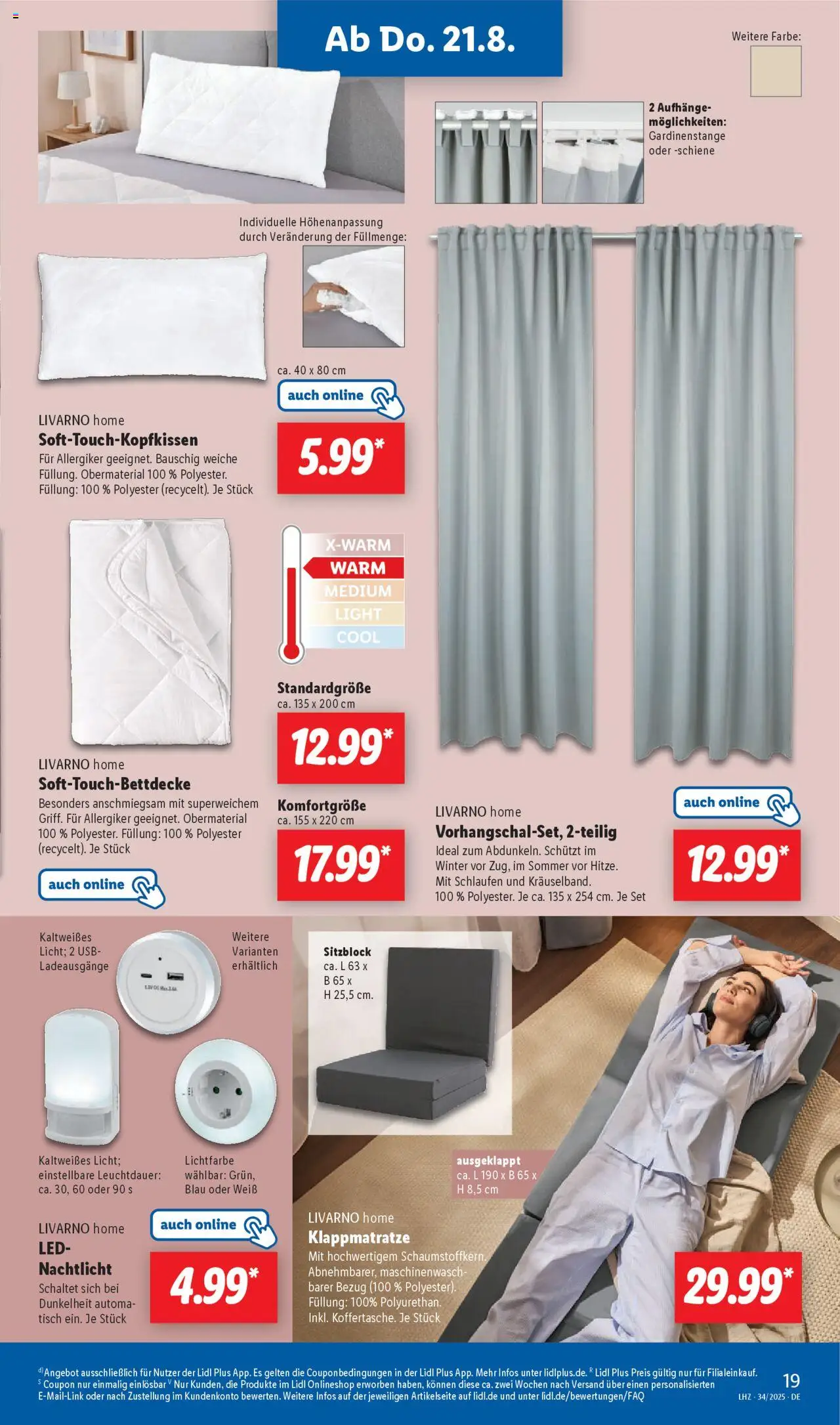 Lidl Prospekt Heppenheim	 - gültig ab dem 18.08.2025 | Seite: 31 | Produkte: USB, Tisch, Nachtlicht