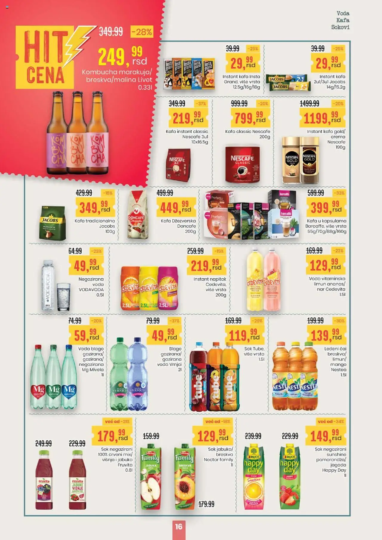 Aroma Market katalog - važi od 21.08.2025 | Strana: 16 | Proizvode: Fruvita, Sok, Breskva, Jabuke