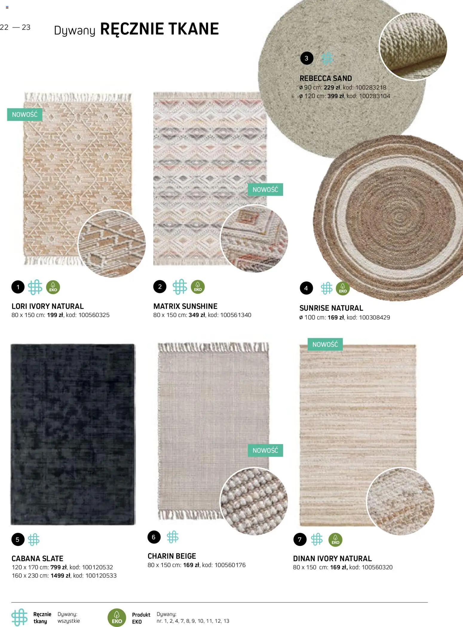 Komfort gazetka - Katalog dywanów od 17.03.2026 | Strona: 22 | Produkty: Dywany