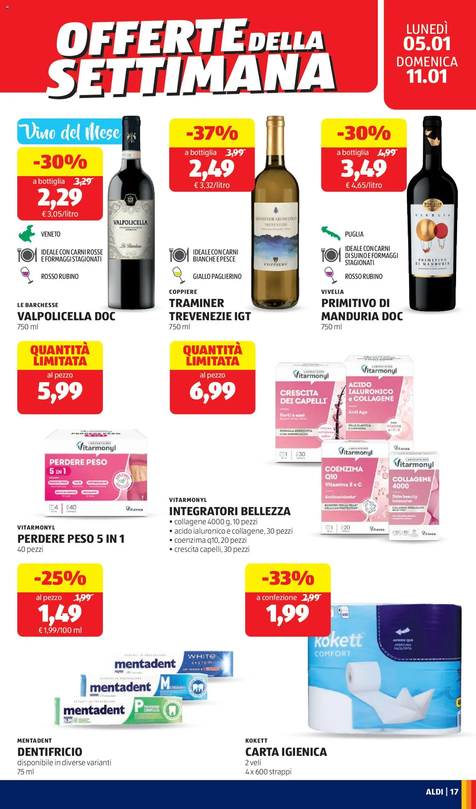 Volantino Aldi del 05.01.2026 | Pagina: 17