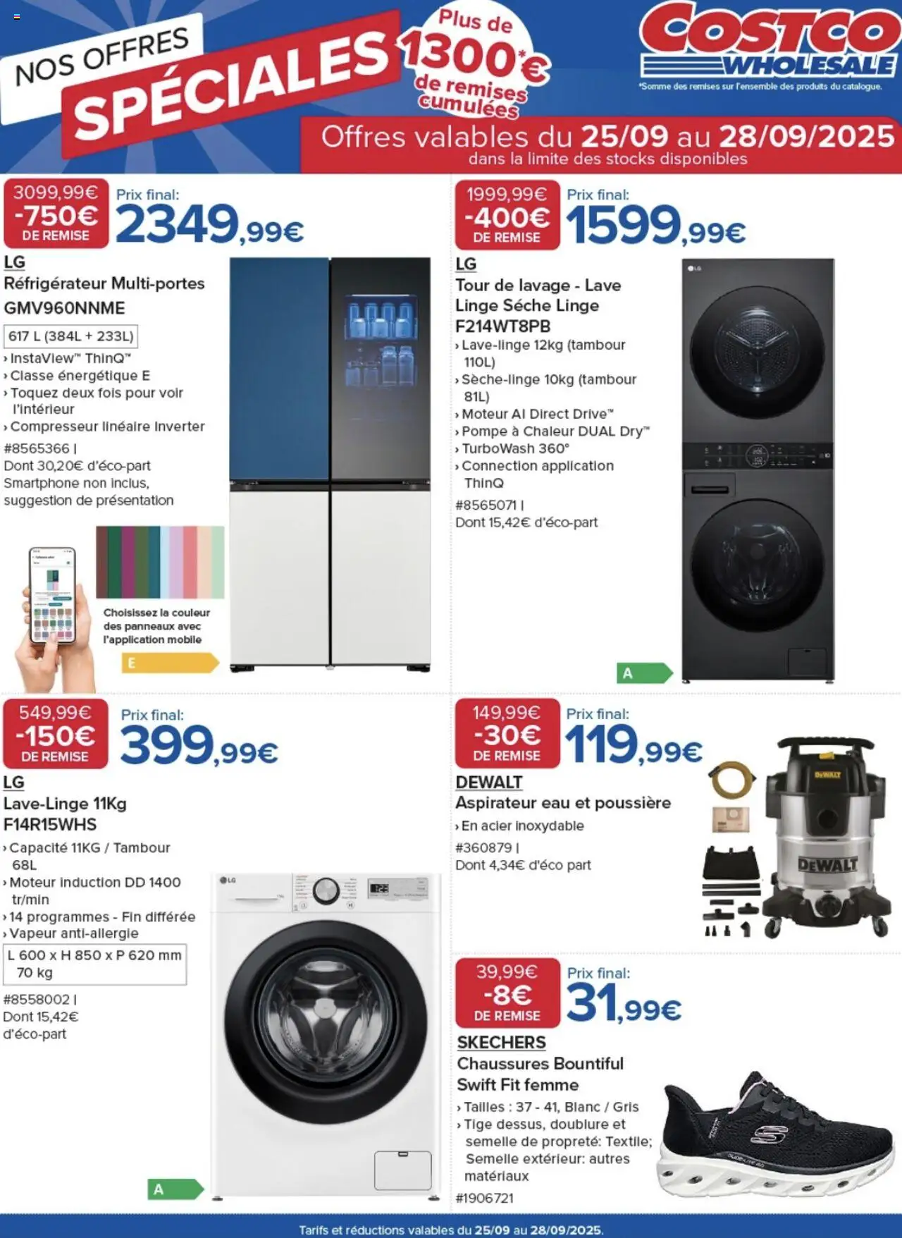  | Page: 1 | Produits: Smartphone, Réfrigérateur, Aspirateur, Aspirateur eau et poussière