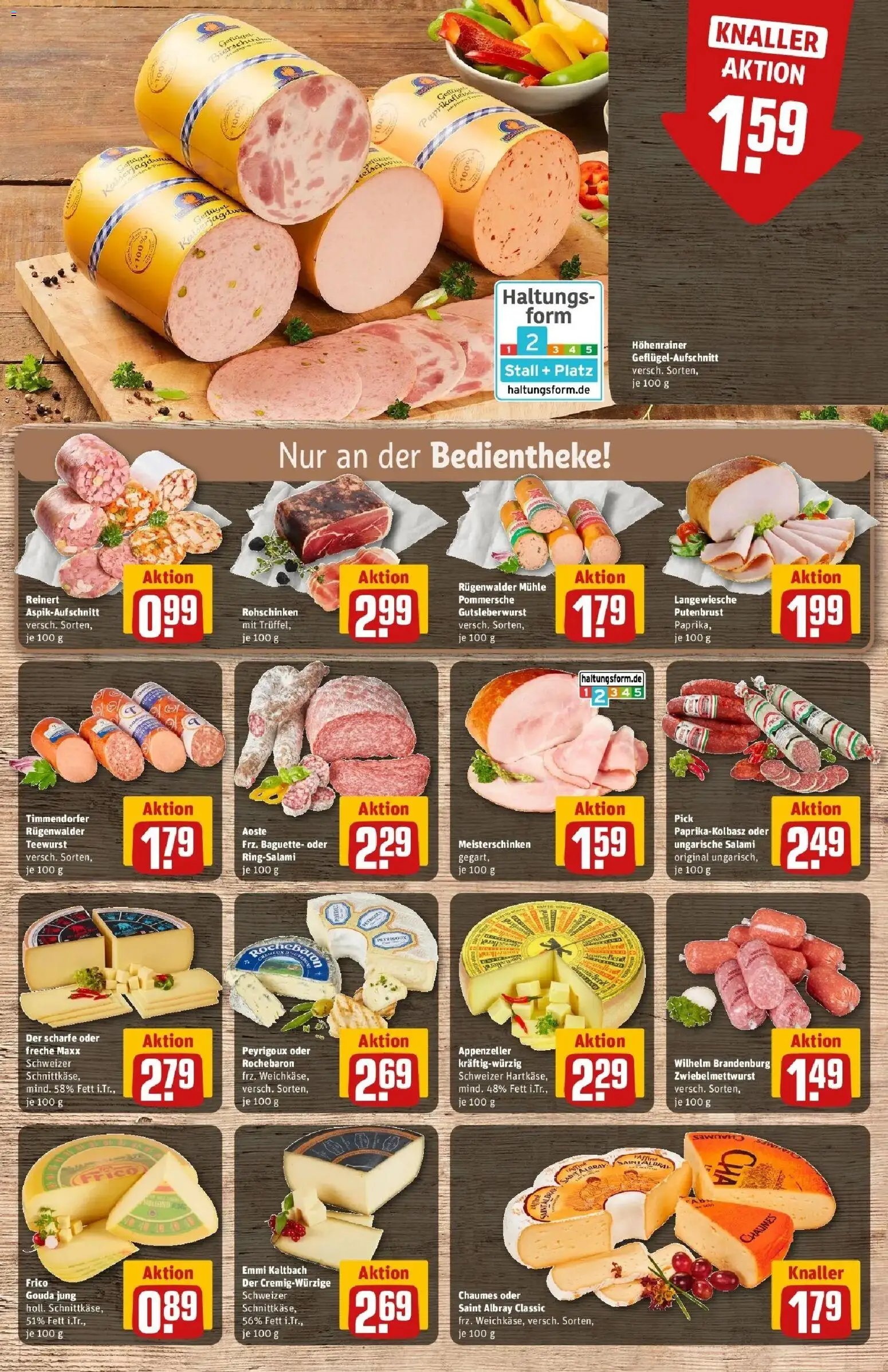 Rewe Prospekt Erlensee	 – gültig ab 30.03.2026 | Seite: 11 | Produkte: Mühle, Gouda, Baguette, Salami