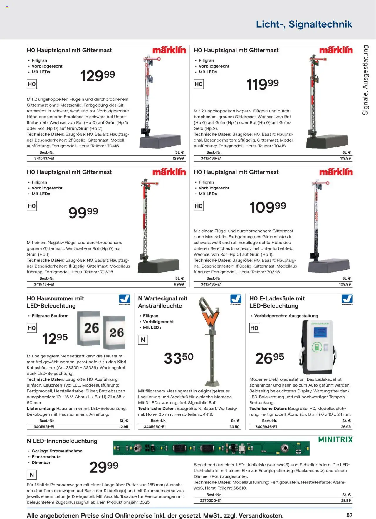 Conrad  Modellbahn Katalog – gültig ab 25.08.2025 | Seite: 89 | Produkte: HP, Ladekabel