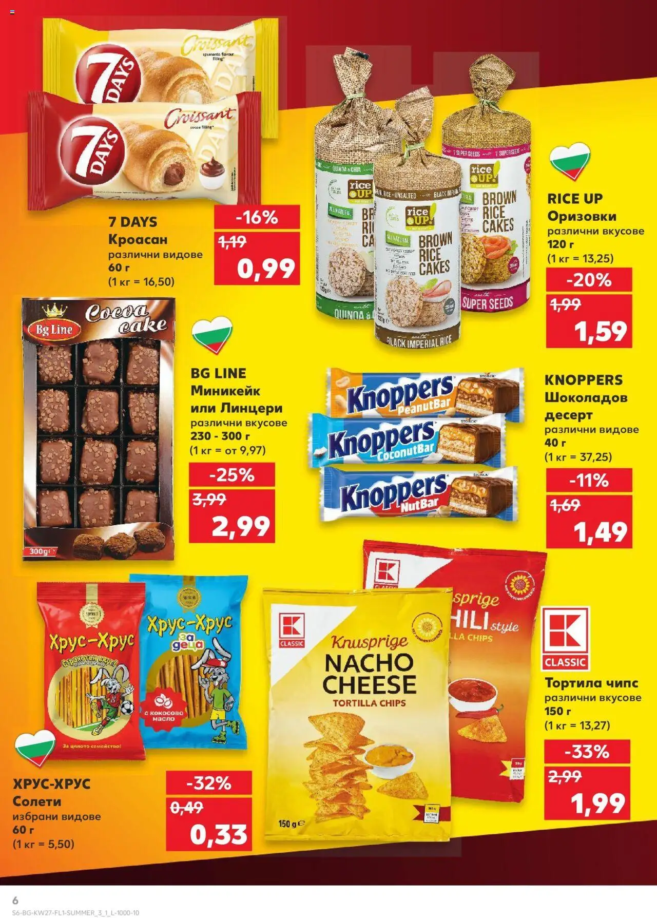  | Страница: 6 | Продукти: Szarvas comb, Чипс, Масло, Кроасан