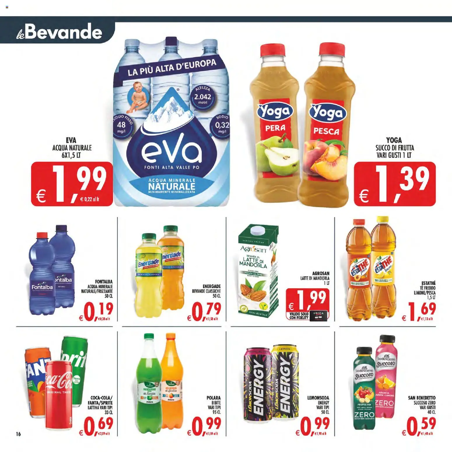 Volantino Decò del 07.04.2026 | Pagina: 19 | Prodotti: Tè, Acqua, Pesca, Bibite